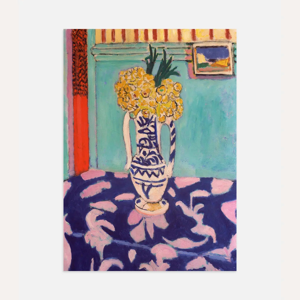 Henri Matisse Poster – Stillleben mit blauem Tischtuch, 1909