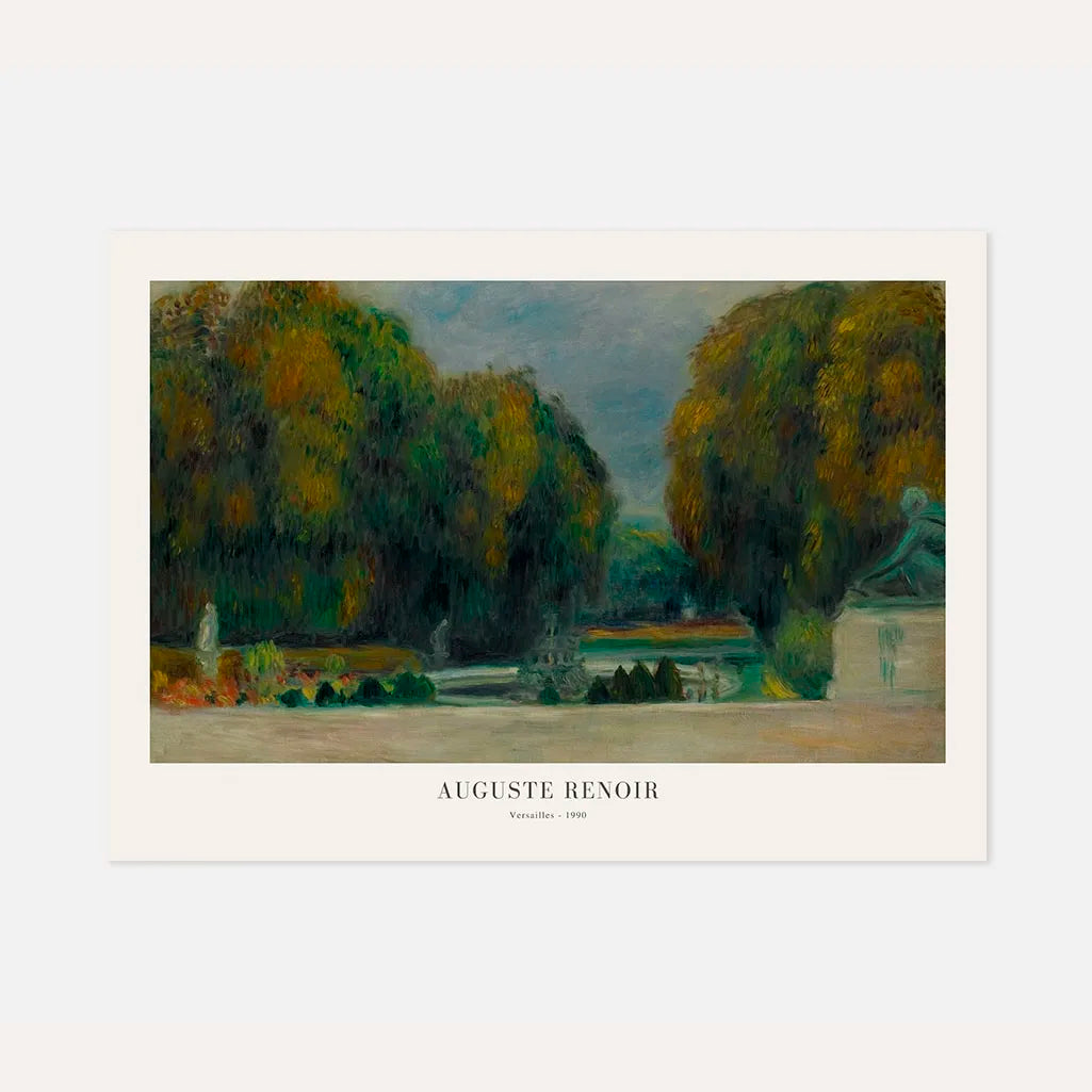 Auguste Renoir – Park von Versailles Poster, 1900 (Querformat)