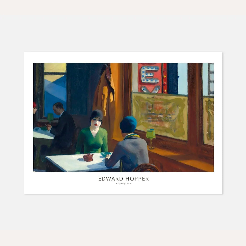 Edward Hopper Poster – Chop Suey