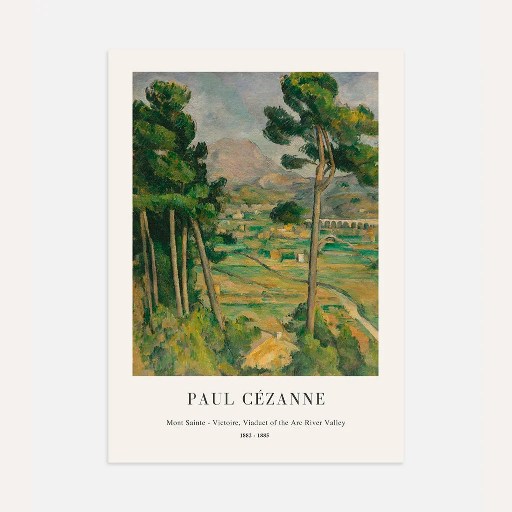 Paul Cézanne – Viadukt im Arc-Tal Poster
