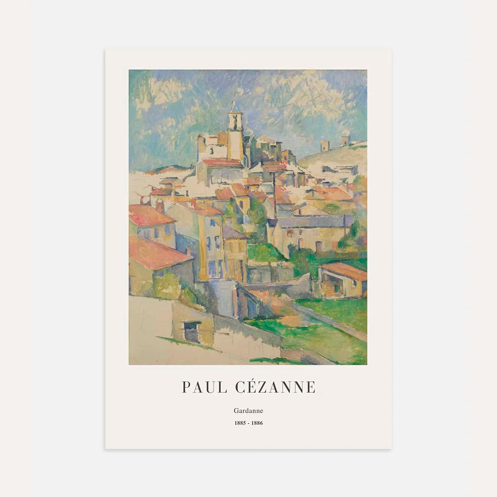 Paul Cézanne – Gardanne Poster (1885–1886)