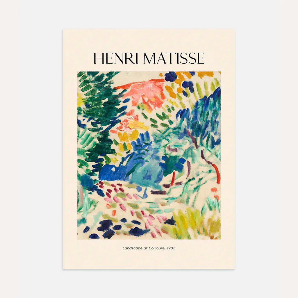 Henri Matisse Poster – Landschaft in Collioure, 1905