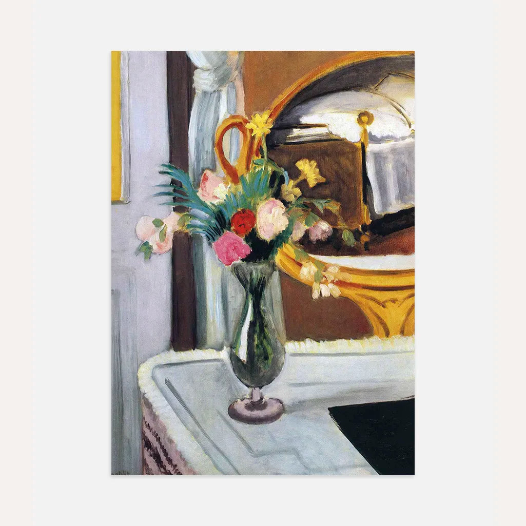 Henri Matisse Plakat – Blumenstrauß auf einem Tisch, 1916 (Vollständiges Titelbild)
