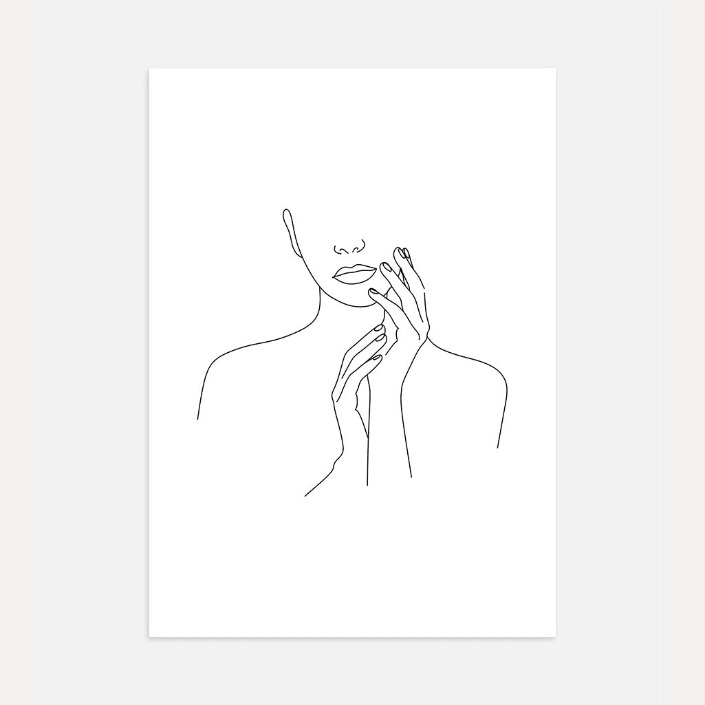 Poster – Berührung der Stille