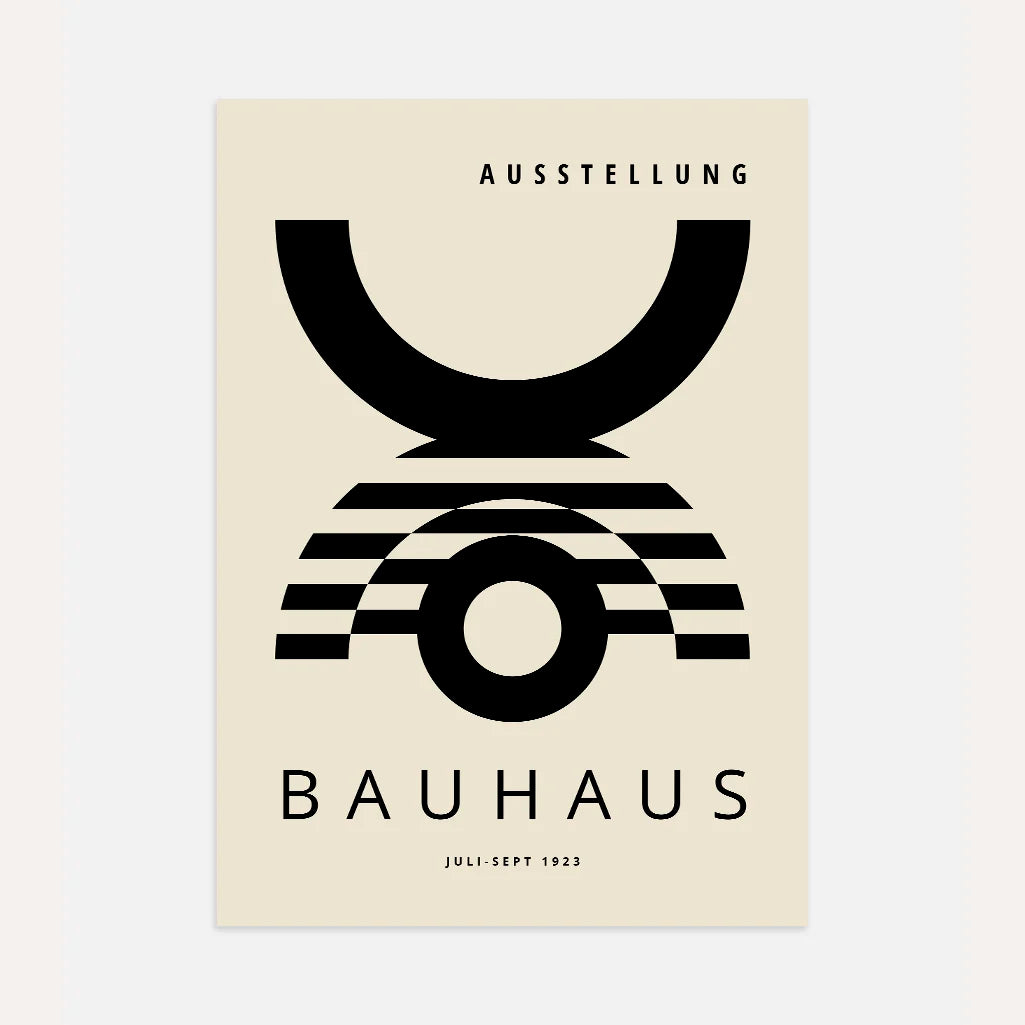 Bauhaus Geometrische Formen Poster