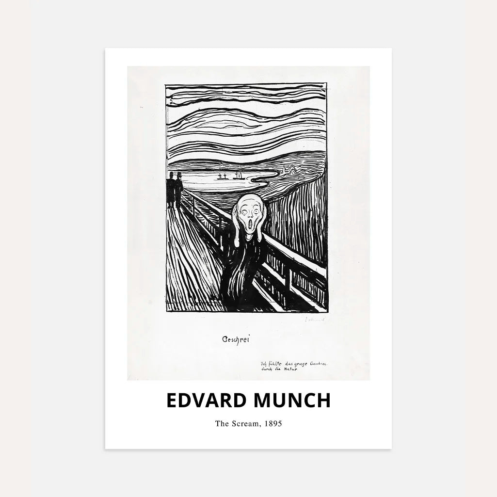 Edvard Munch Poster – Der Schrei