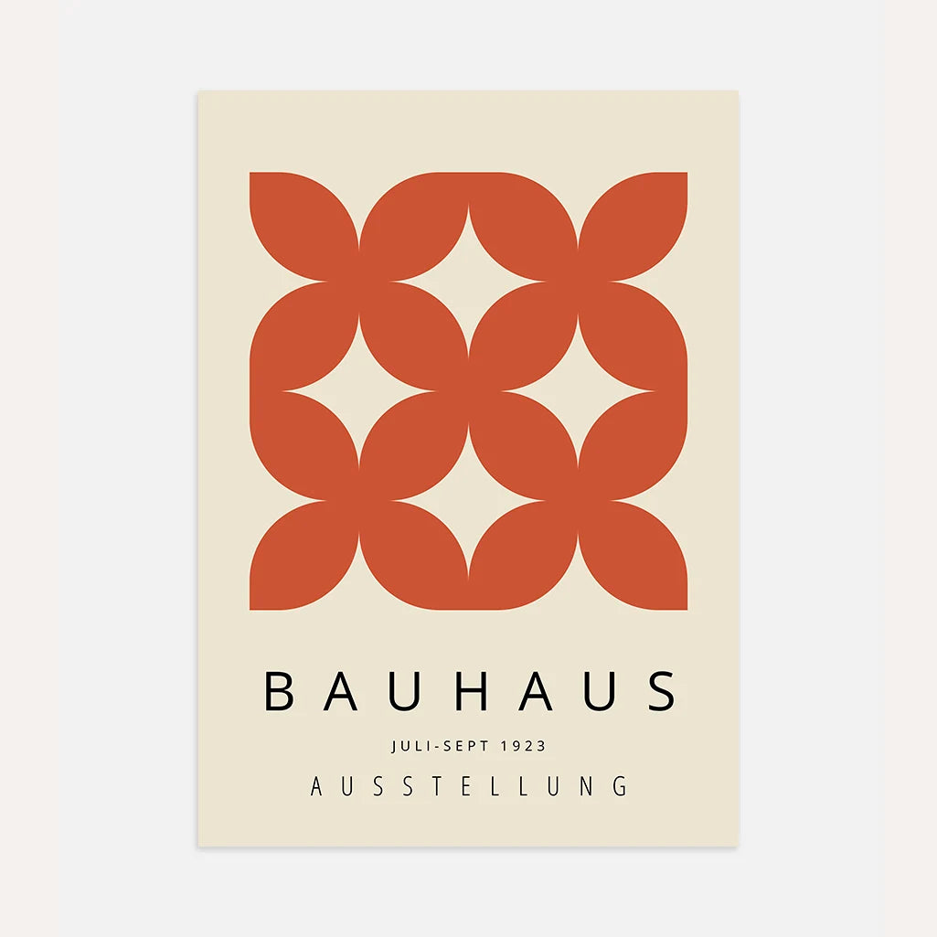 Bauhaus Ziegelton Poster