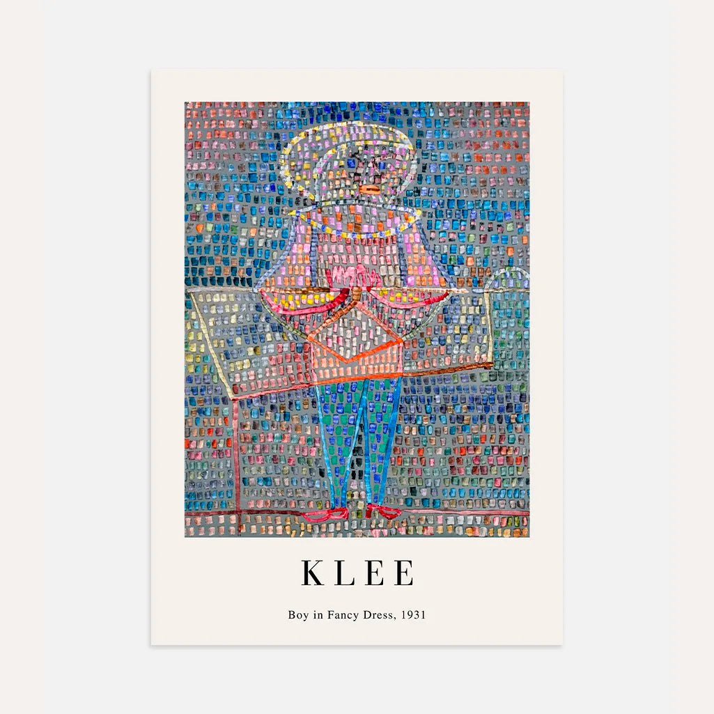 Paul Klee Poster – Junge im Kostüm, 1931