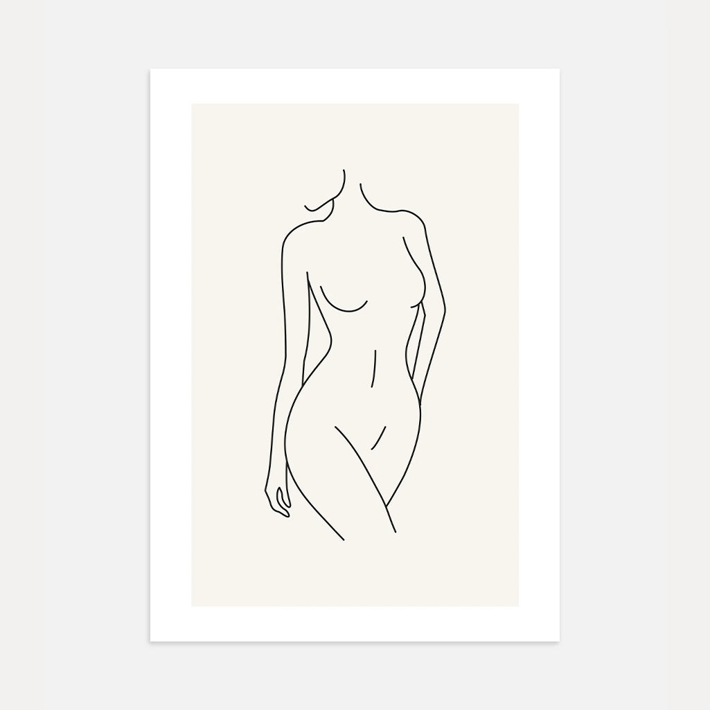 Poster – Elegante feminine Linie