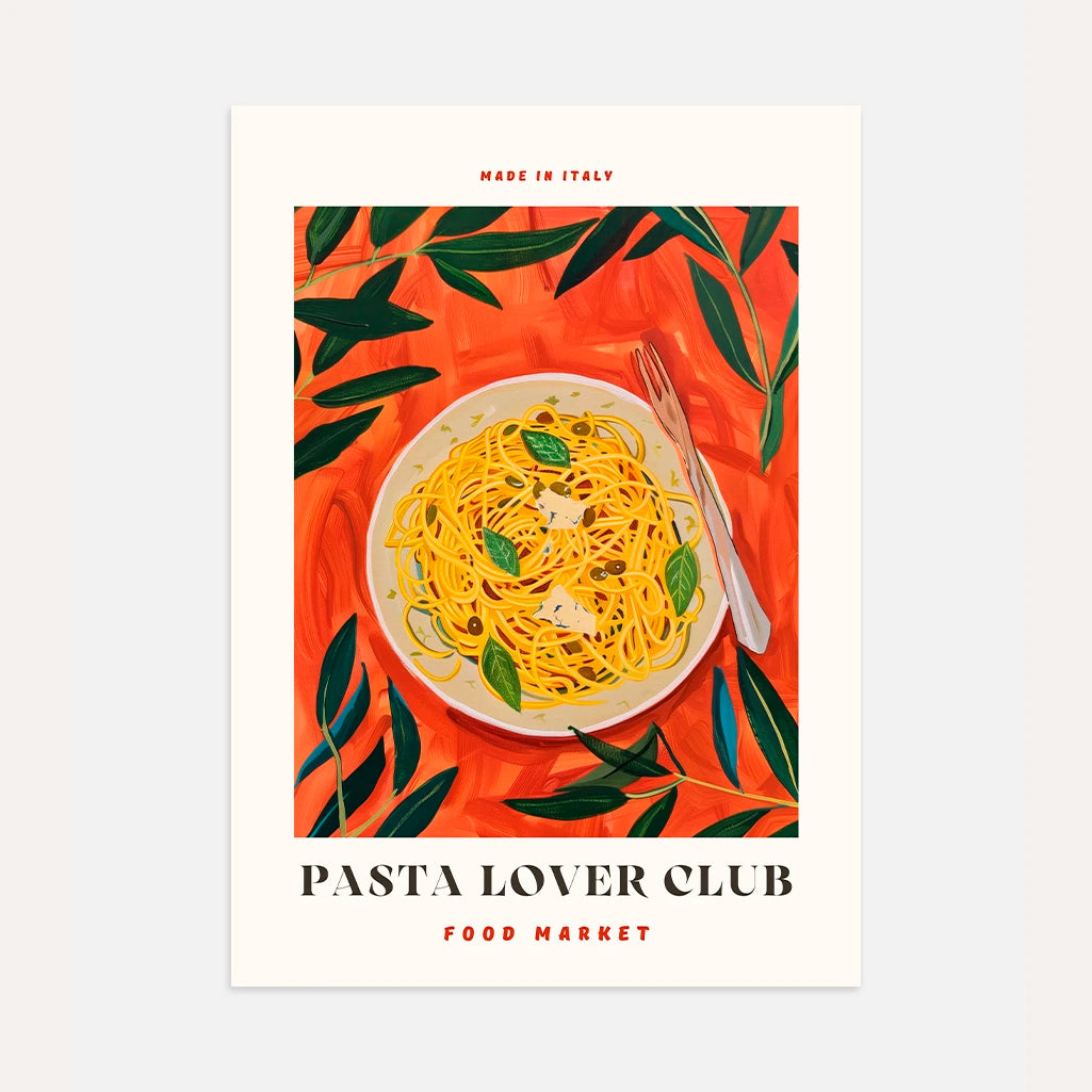 Spaghetti Kunstposter