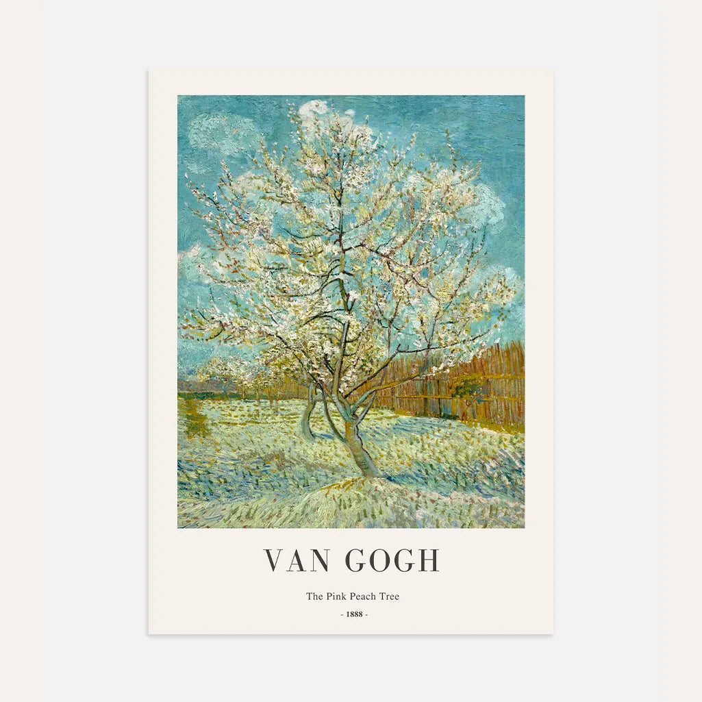 Vincent van Gogh Poster – Der rosa Pfirsichbaum
