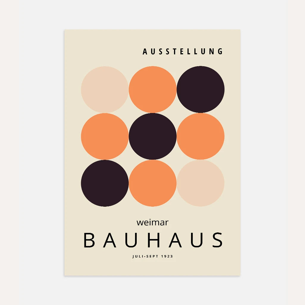 Bauhaus Kreis Harmonie Poster