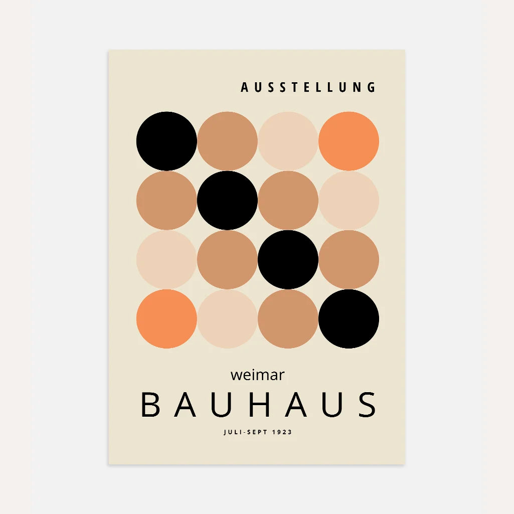 Bauhaus Beige Ruhe Poster