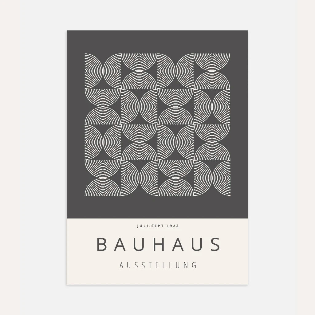 Bauhaus Weiß Poster