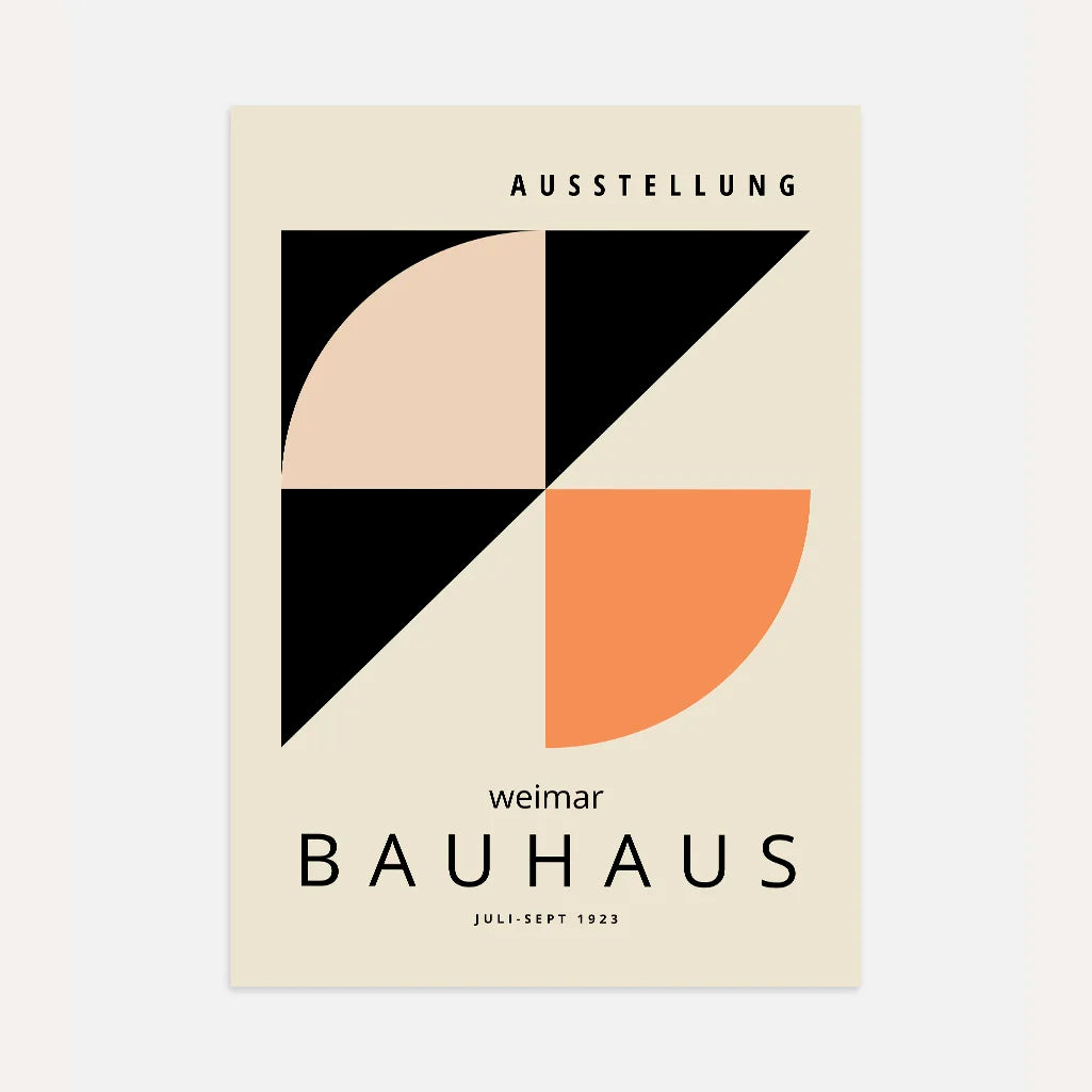 Bauhaus Formkontrast Poster