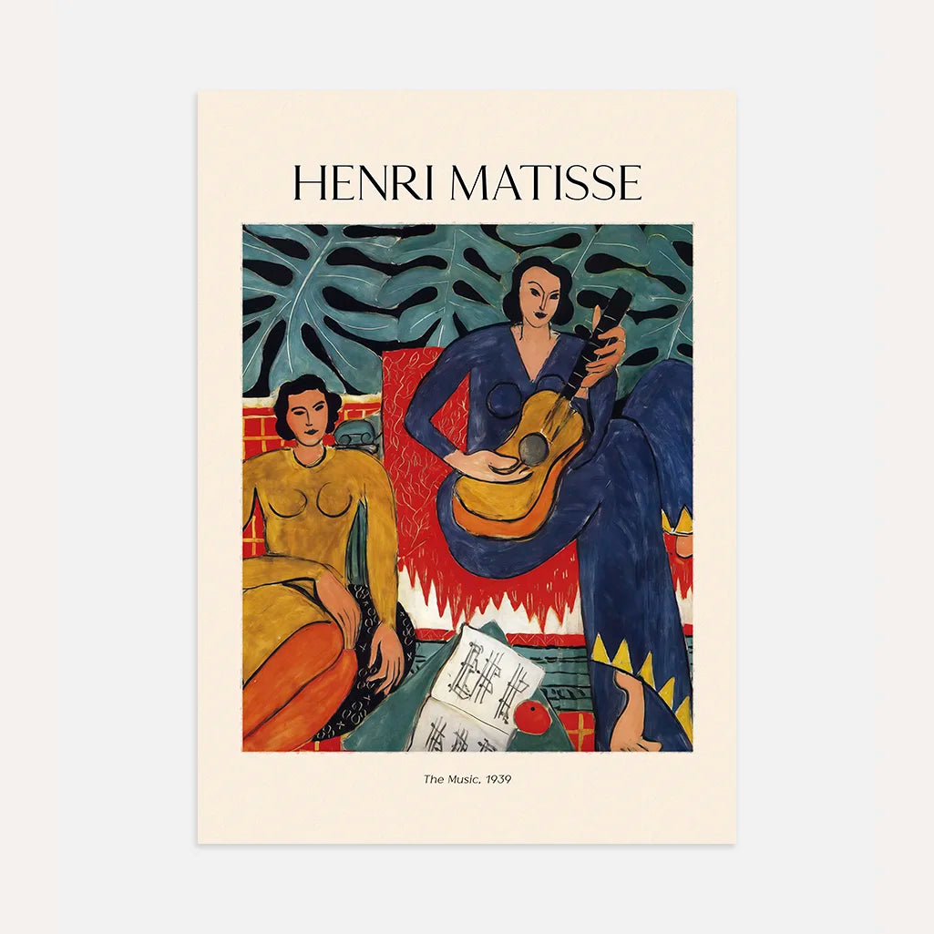 Henri Matisse Poster – Die Musik, 1939