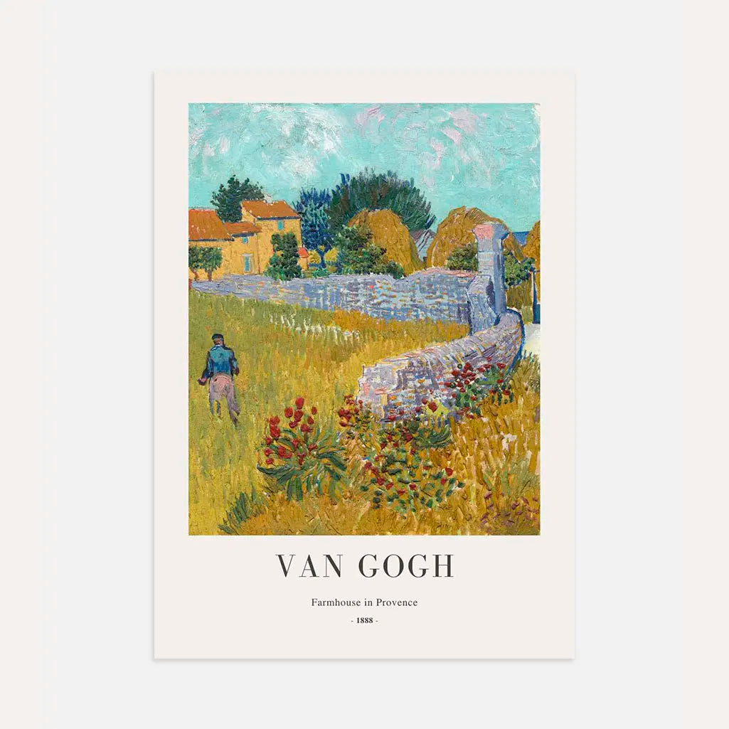 Vincent van Gogh Poster – Bauernhaus in der Provence