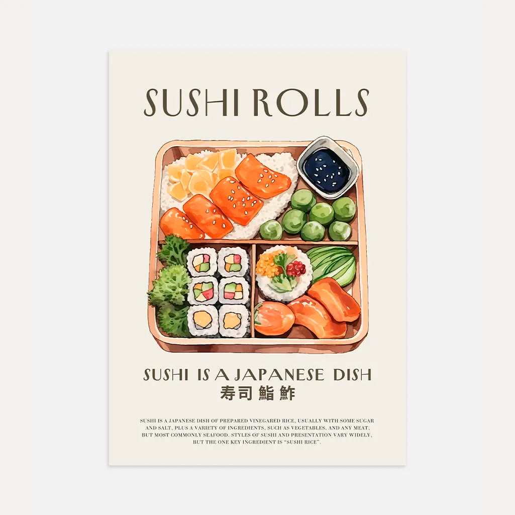 Sushi Bento Poster