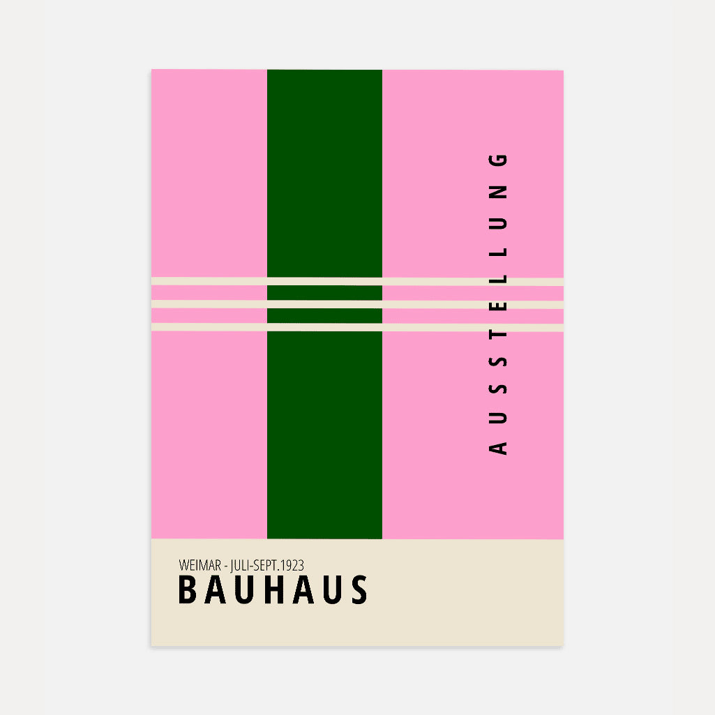 Bauhaus Grüne Linie Poster