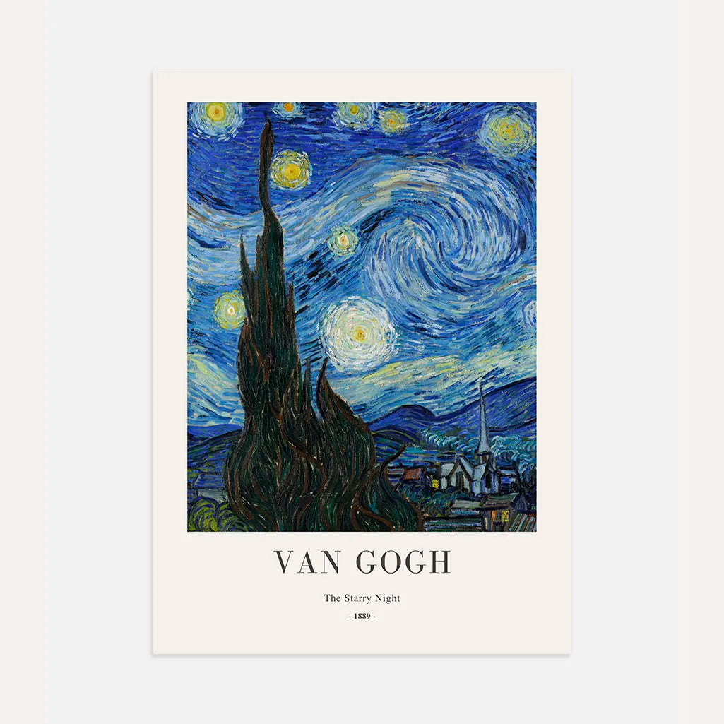 Vincent van Gogh Poster – Sternennacht