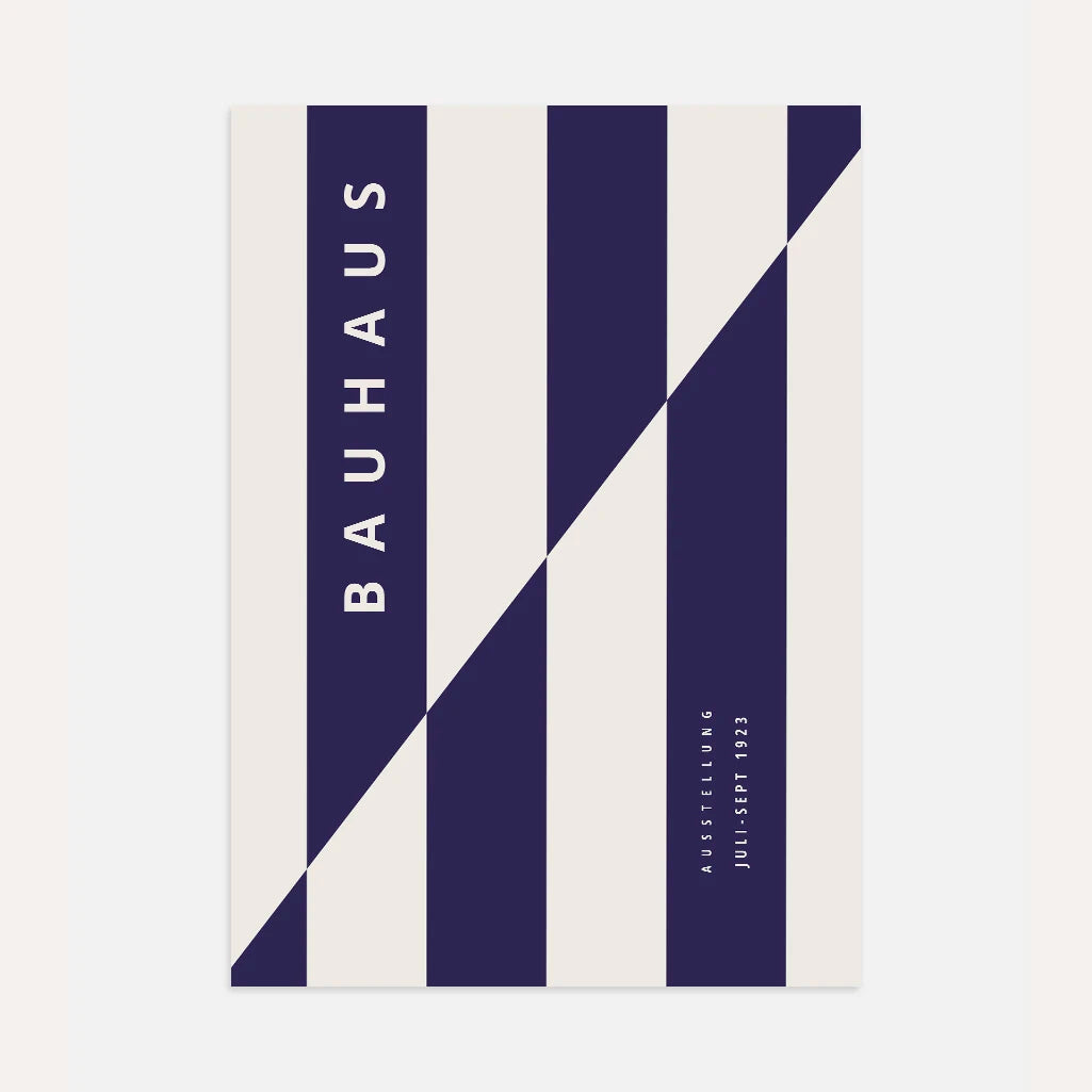Bauhaus Klarer Schnitt Poster