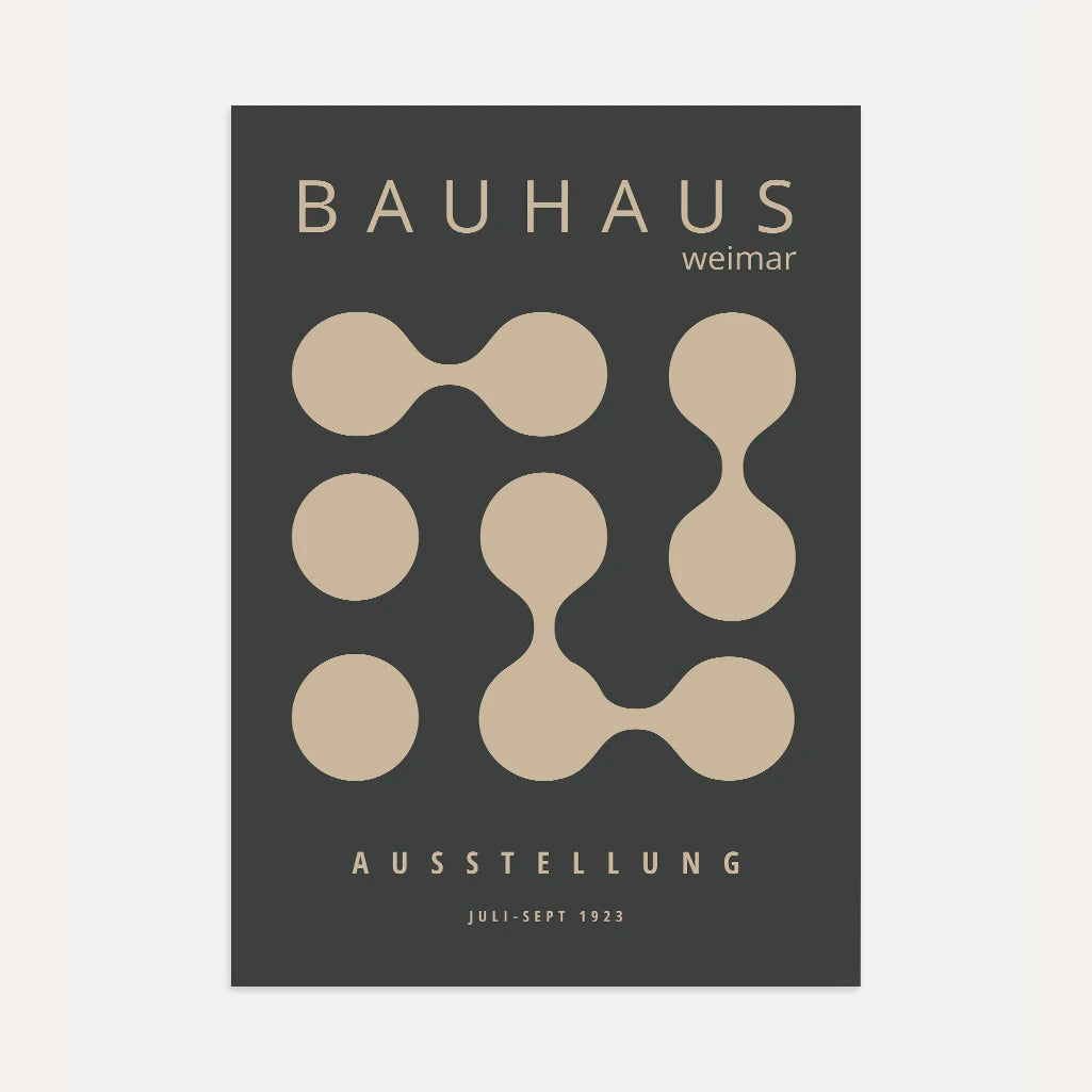 Bauhaus Moleküle Poster