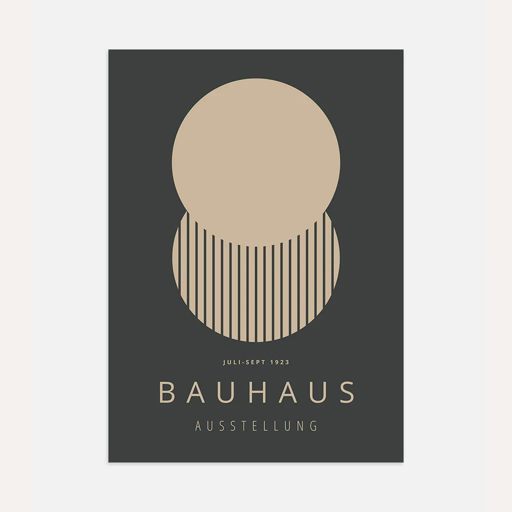 Bauhaus Kreise Poster