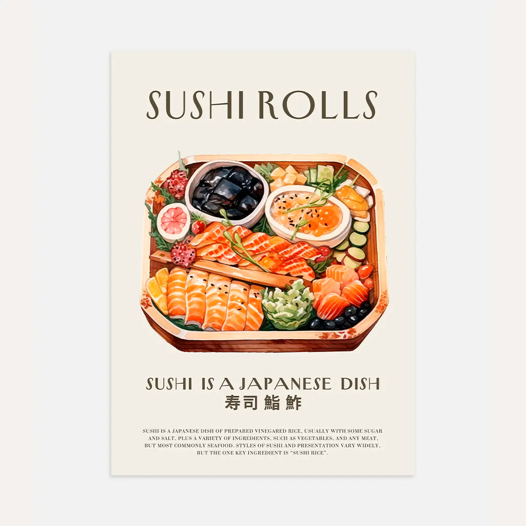 Sushi Luxus Poster
