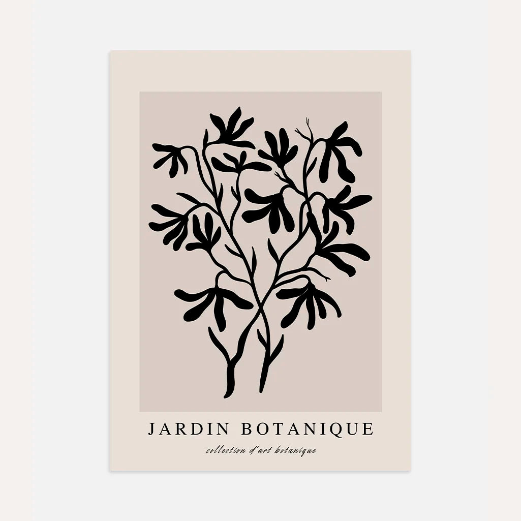 Botanisches Poster „Schwarzer Zweig“