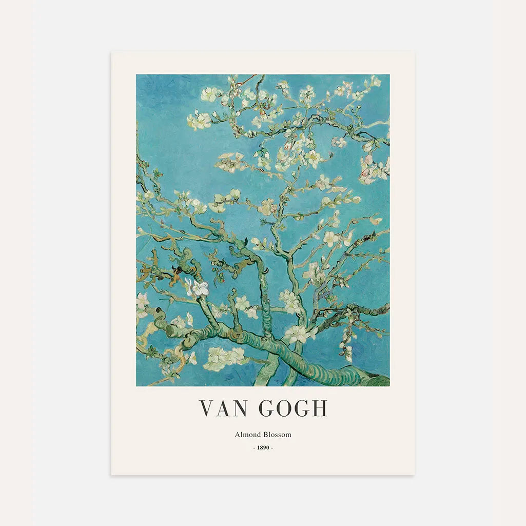 Van Gogh-Plakat – Mandelblüte, 1890
