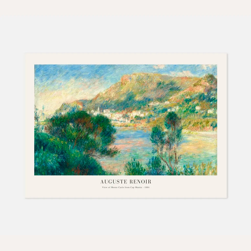 Auguste Renoir – Blick auf Menton Poster, 1884