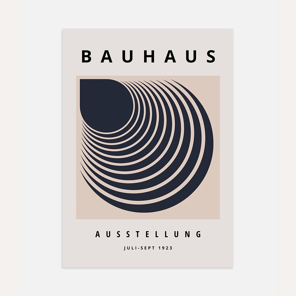 Bauhaus Illusion Poster