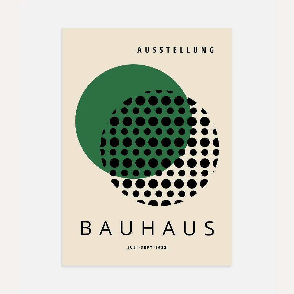Bauhaus Punkte Ordnung Poster