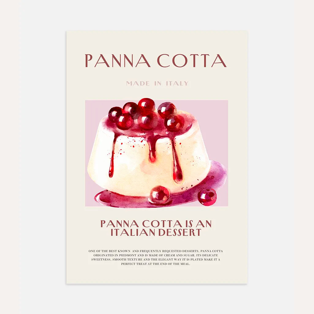 Panna Cotta Poster