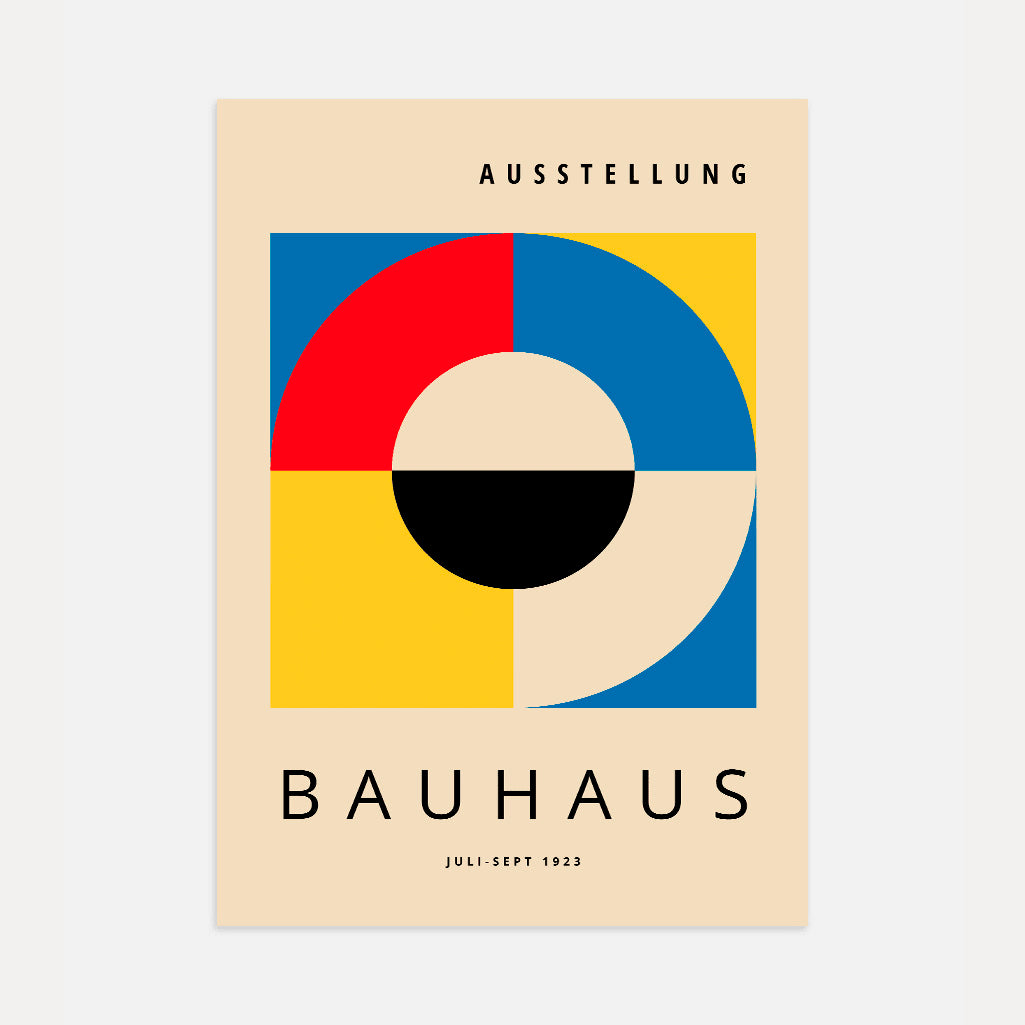 Bauhaus Zentraler Kreis Poster