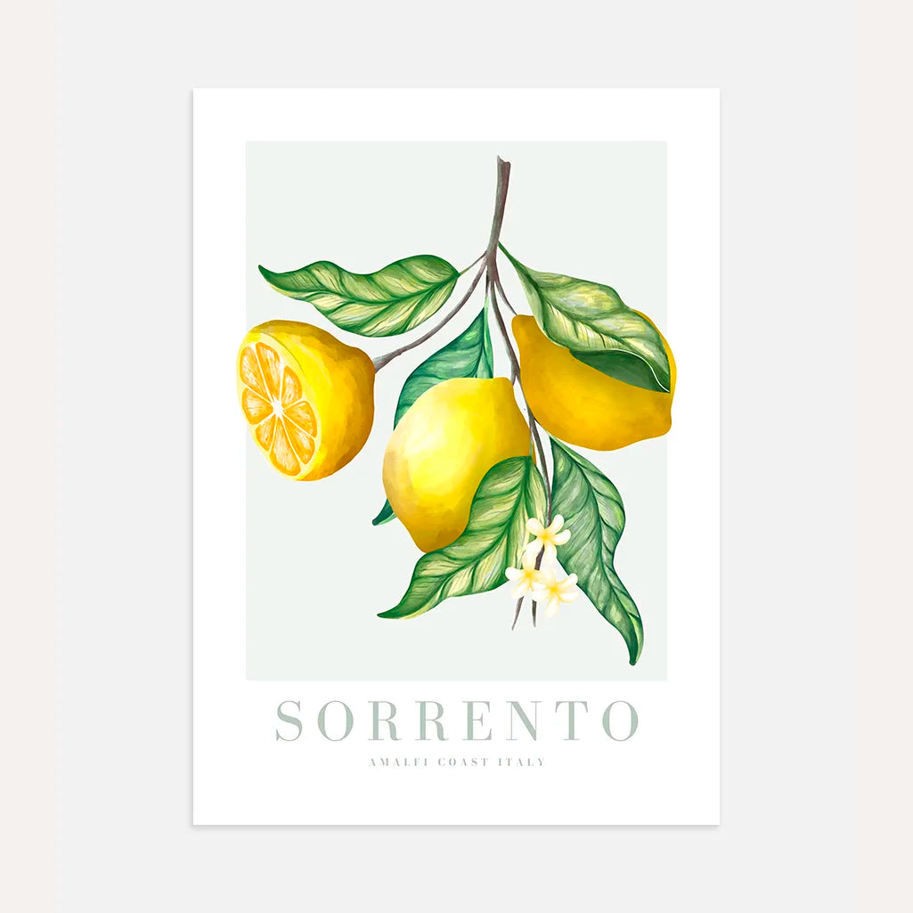 Sorrento Zitronen Poster