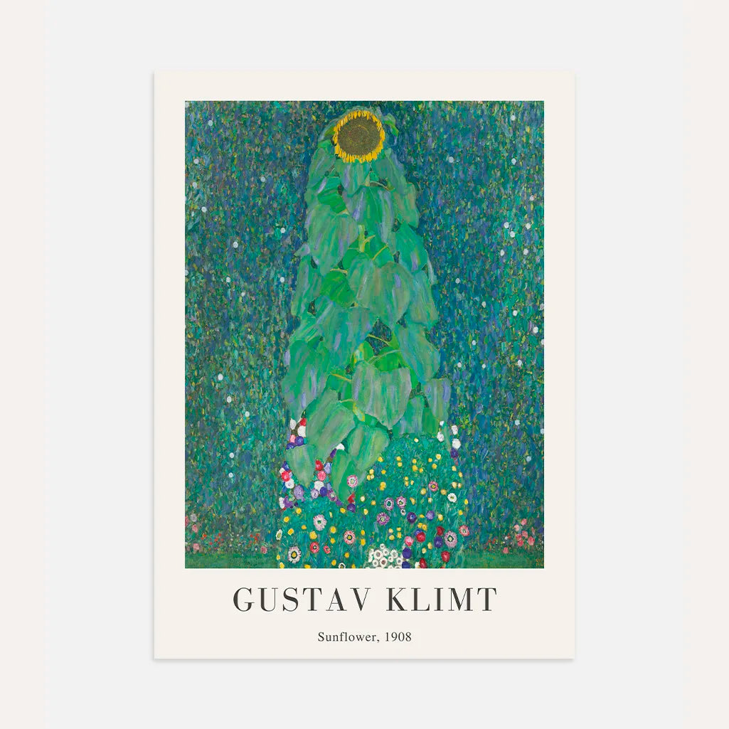 Gustav Klimt Poster – Sonnenblume (1908)