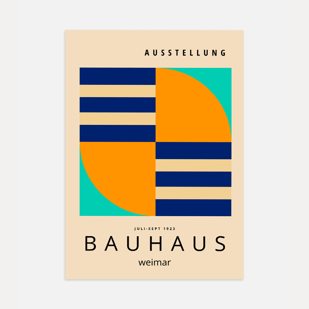 Bauhaus Turbine Geometrie Poster