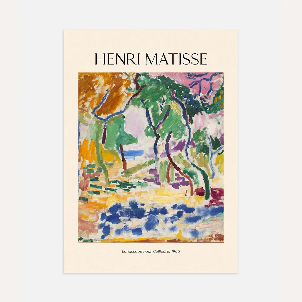 Henri Matisse Poster – Landschaft bei Collioure, 1905