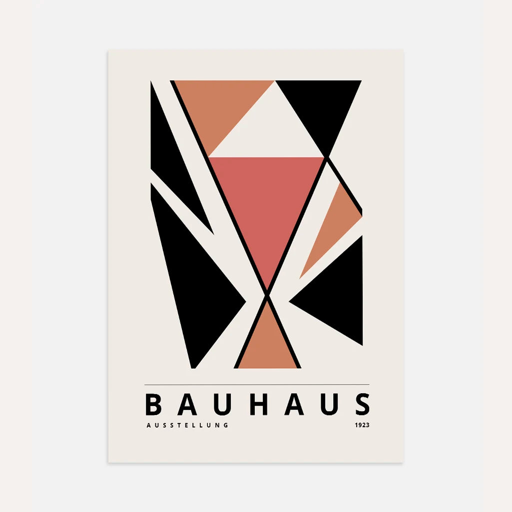 Bauhaus Terra Kontrast Poster