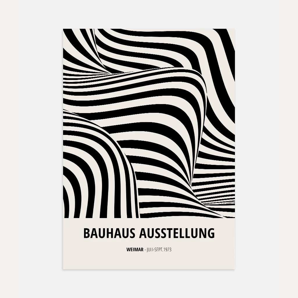 Bauhaus Raumtiefe Poster