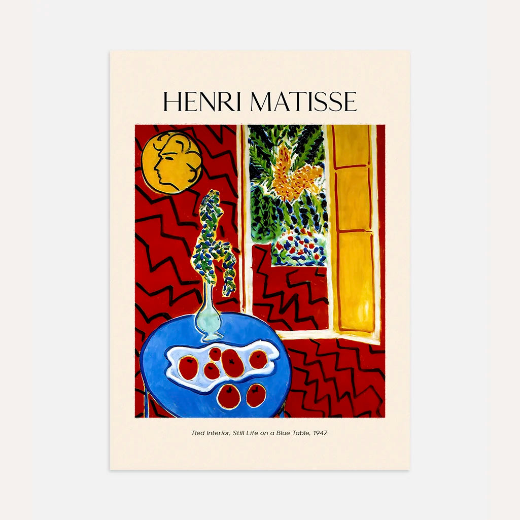 Henri Matisse Poster – Rotes Interieur, 1947