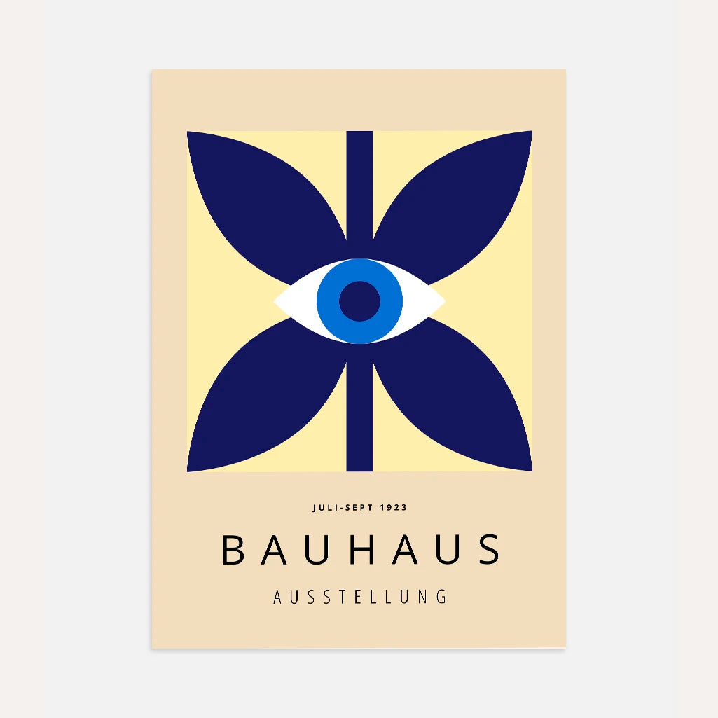 Bauhaus Blaues Auge Poster