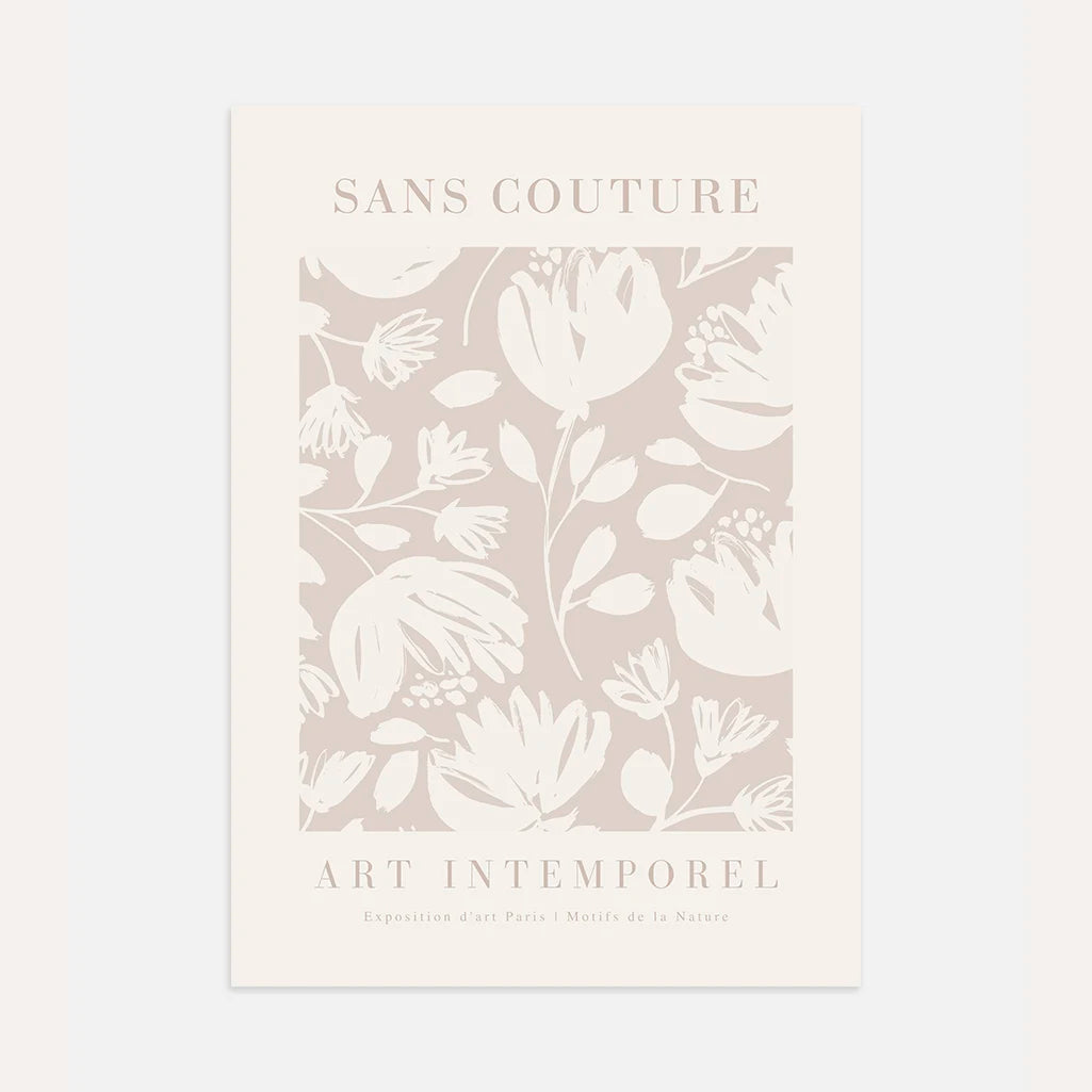 Poster „Florales Echo des Minimalismus“