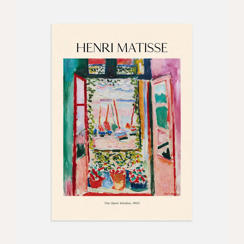 Henri Matisse Poster – Das offene Fenster, 1905