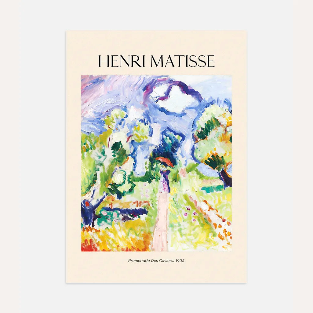 Henri Matisse Poster – Spaziergang unter Olivenbäumen