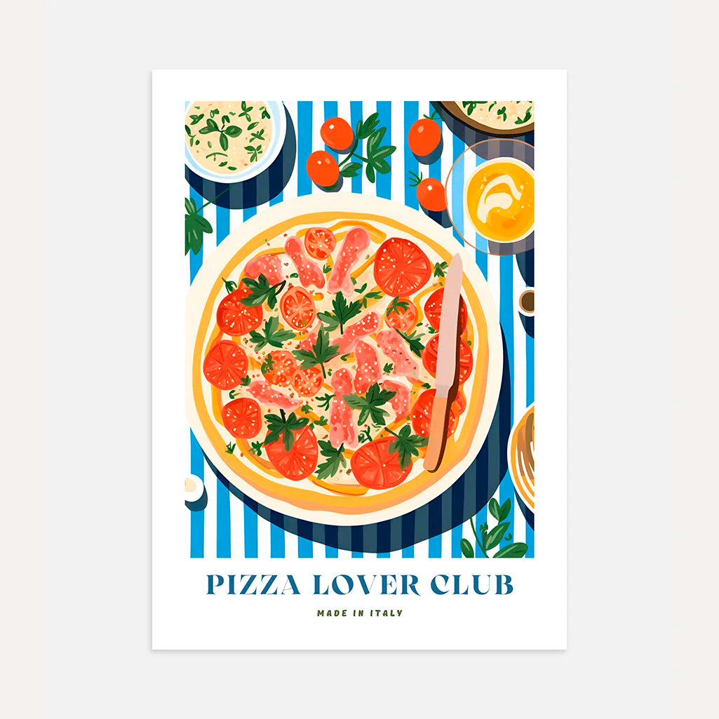 Tomaten Pizza Poster