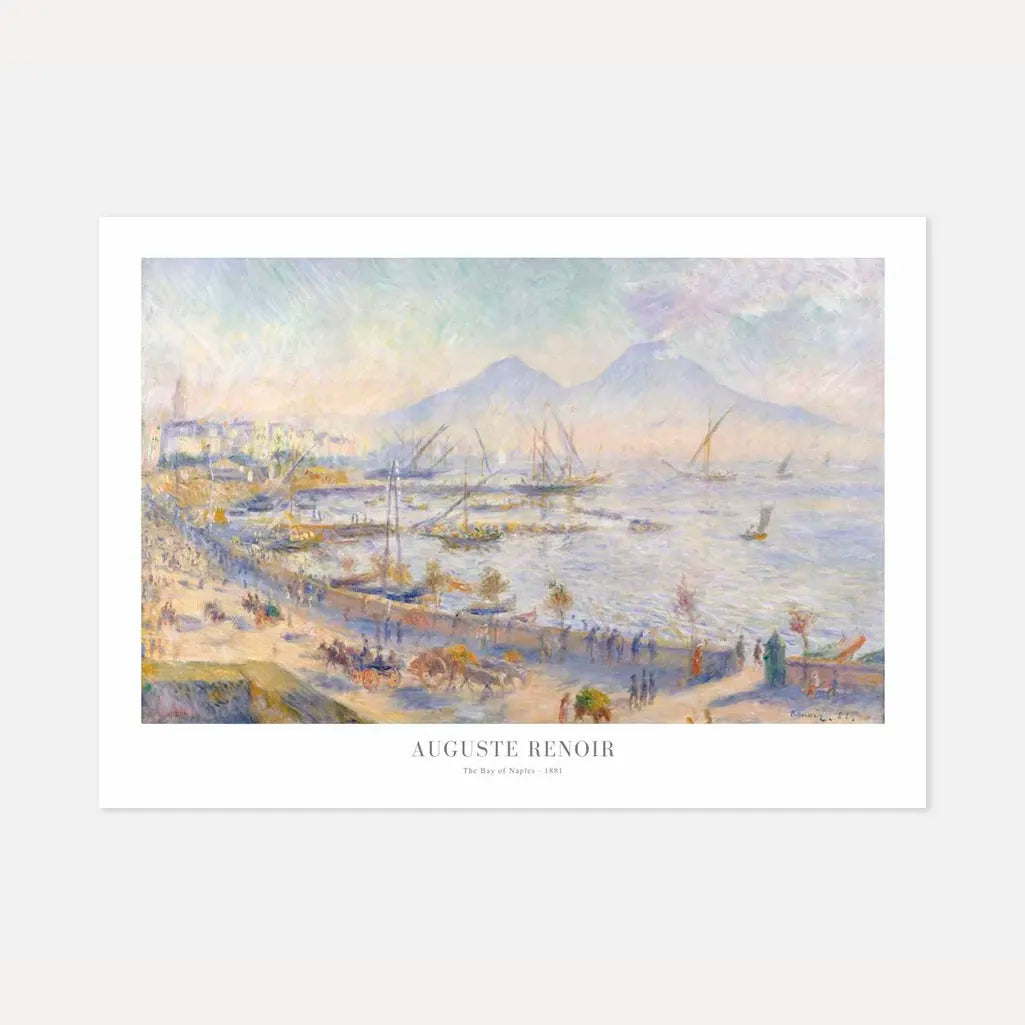 Auguste Renoir – Bucht von Neapel Poster, 1881