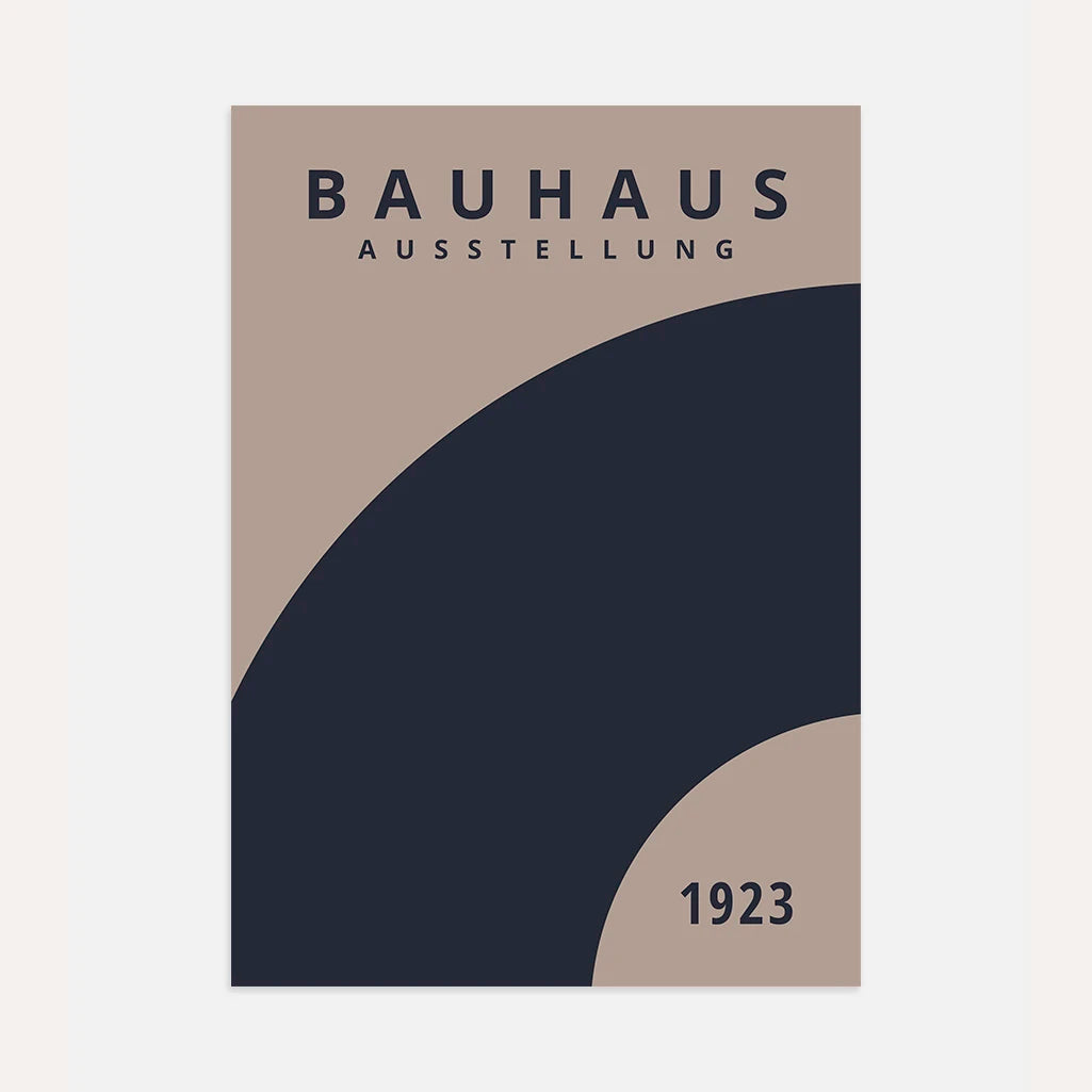 Bauhaus Blaue Rotation Poster