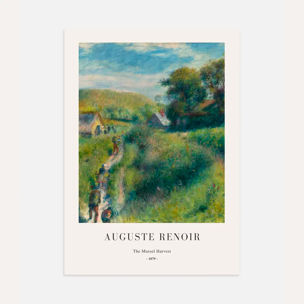 Auguste Renoir – Muschelernte Poster 1879